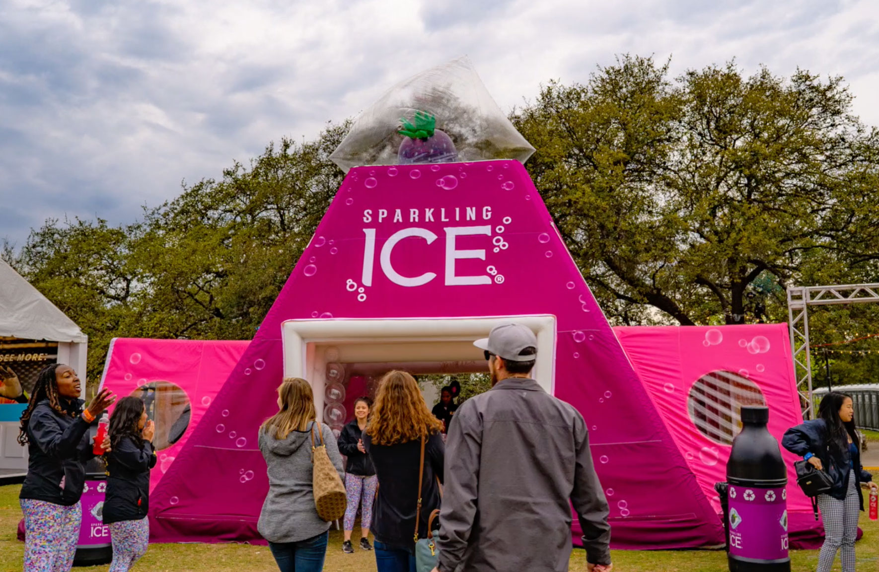 Sparkling ICE Inflatable tent