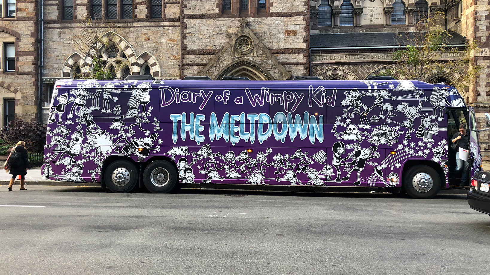 Diary of Wimpy Kid Meltdown Tour – Bus wrap and Tour Management